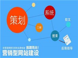 營銷型網(wǎng)站的策劃要策劃哪些內(nèi)容